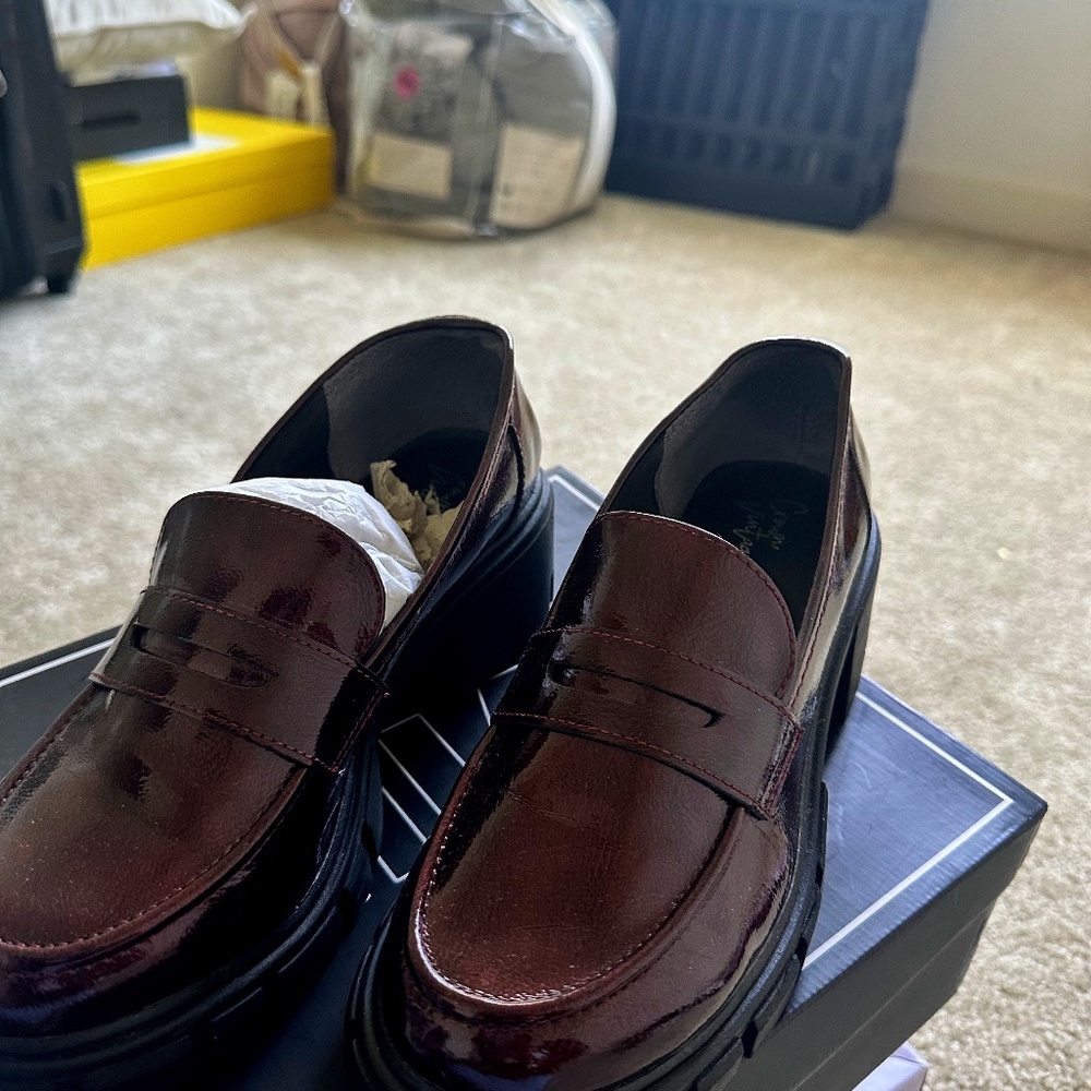 Burgundy Loafers